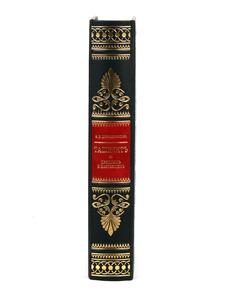 A leather-bound book by A. I. Dobromyslov "Tashkent. In his past and present."